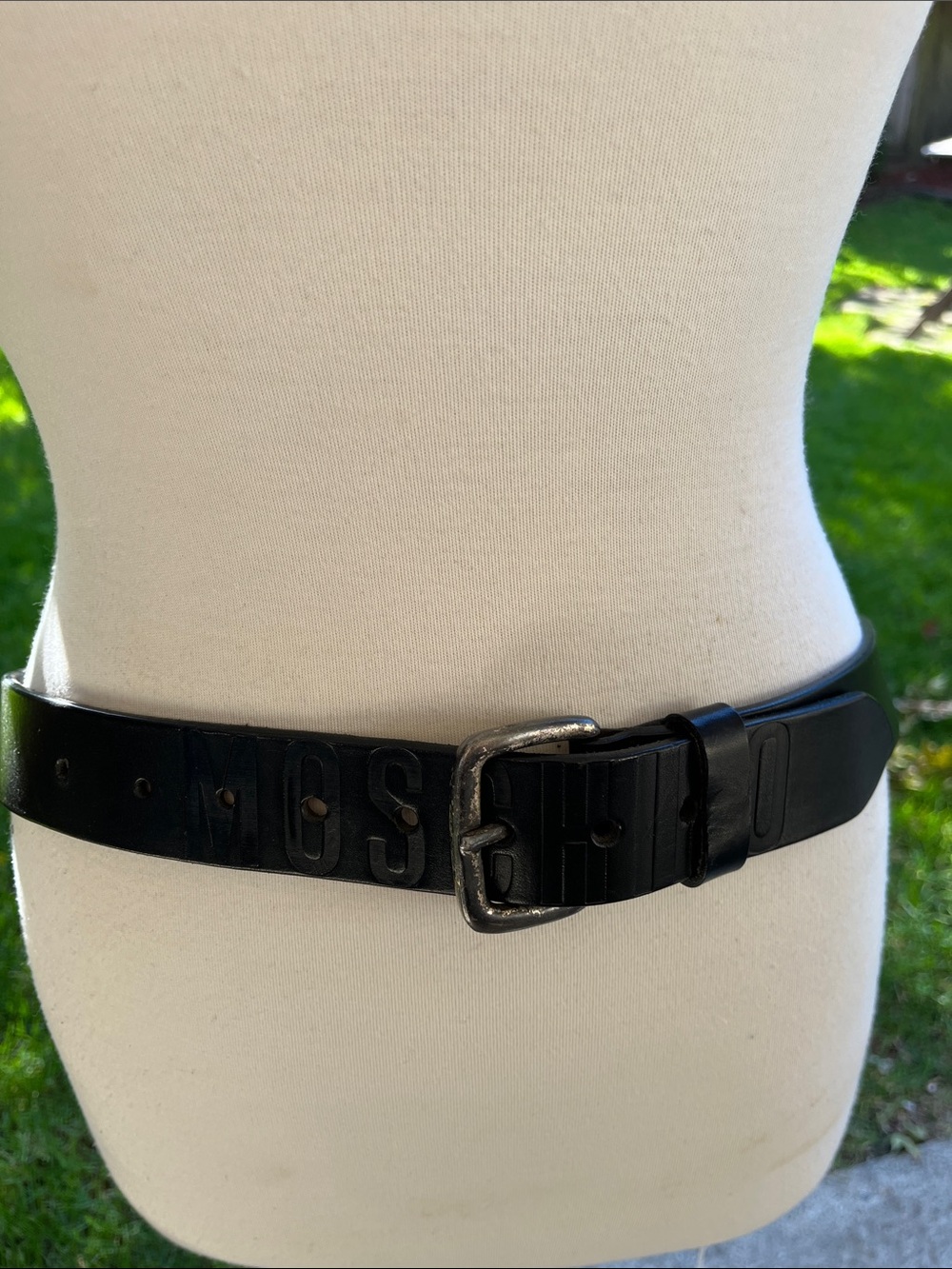 Genuine Black Leather Belt